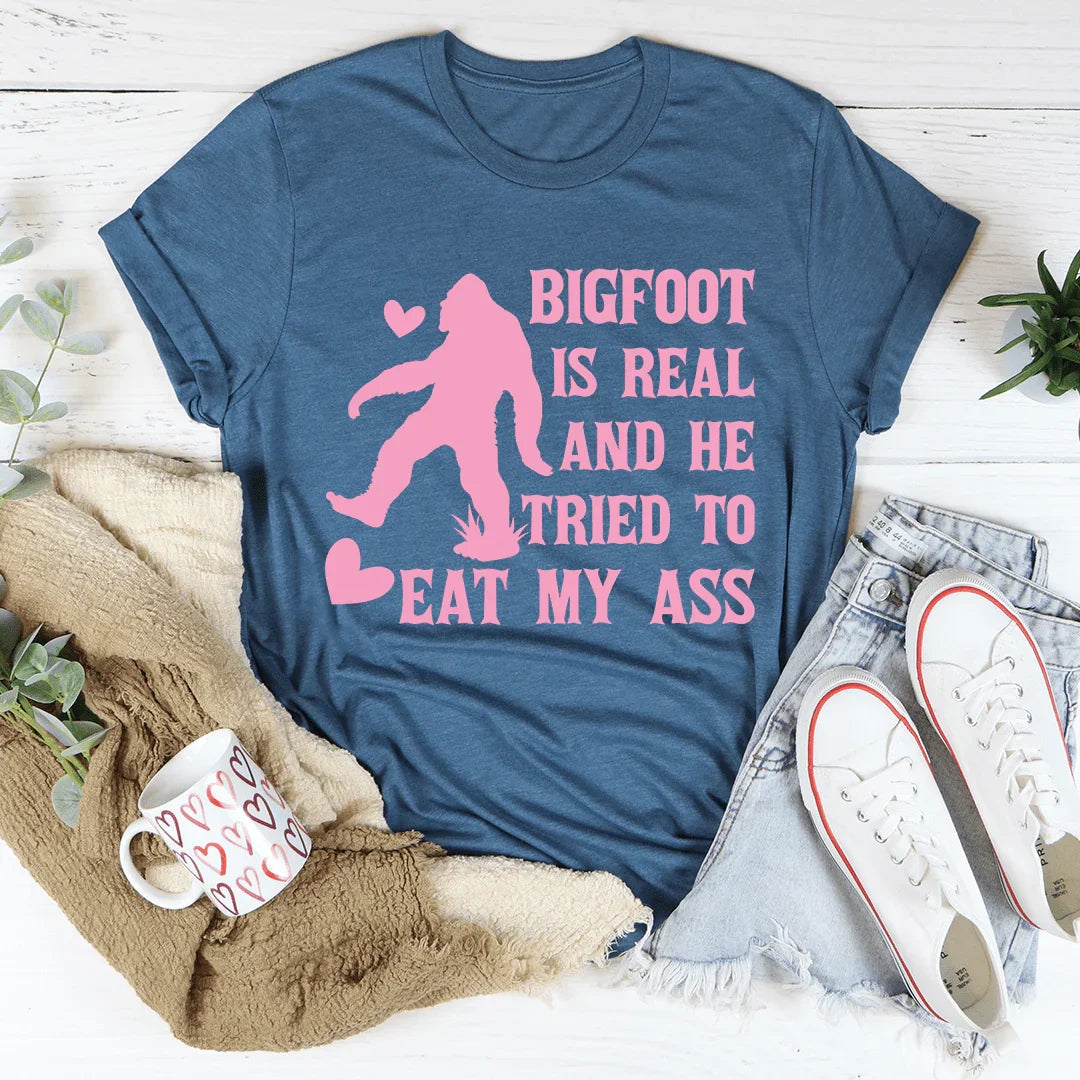 Bigfoot Is Real Tee - WonderingCloth