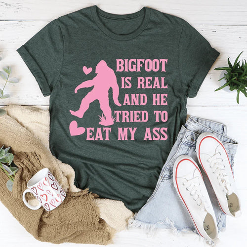 Bigfoot Is Real Tee - WonderingCloth