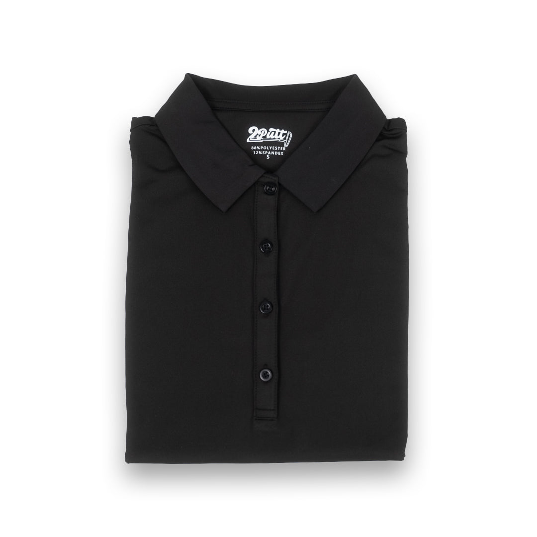 Black Women's (Sleeveless) Polos - WonderingCloth