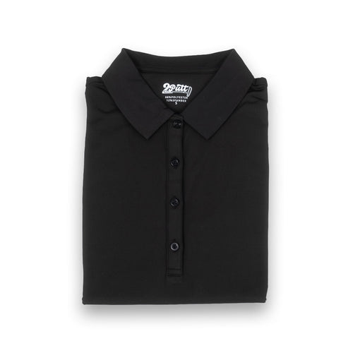 Black Women's (Sleeveless) Polos - WonderingCloth