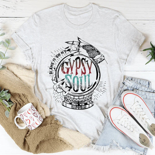 Blame It On My Gypsy Soul Tee - WonderingCloth