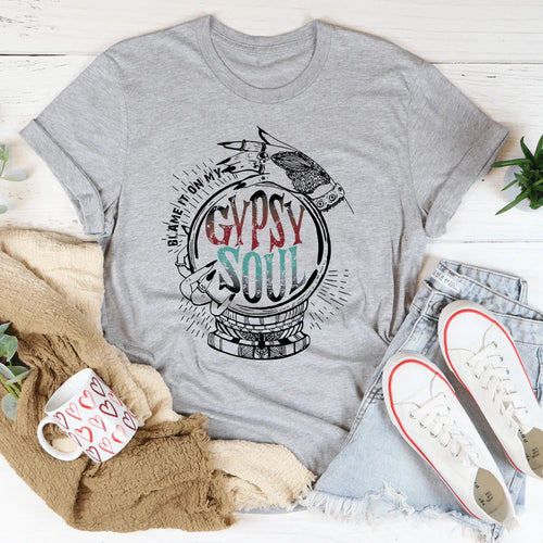 Blame It On My Gypsy Soul Tee - WonderingCloth