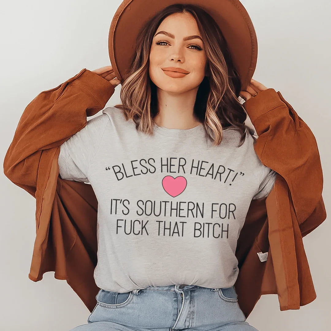 Bless Her Heart Tee - WonderingCloth