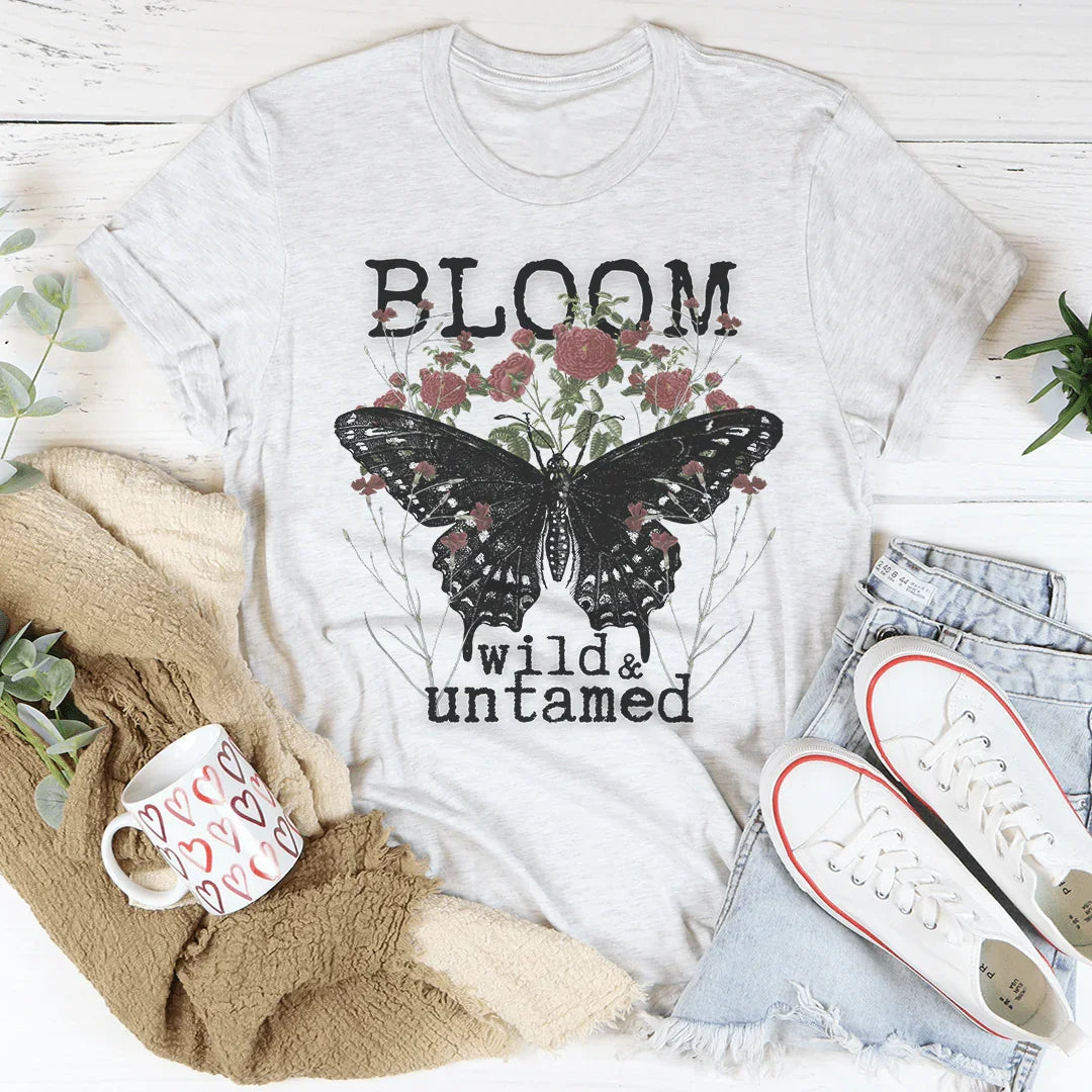 Bloom Wild & Untamed Tee - WonderingCloth