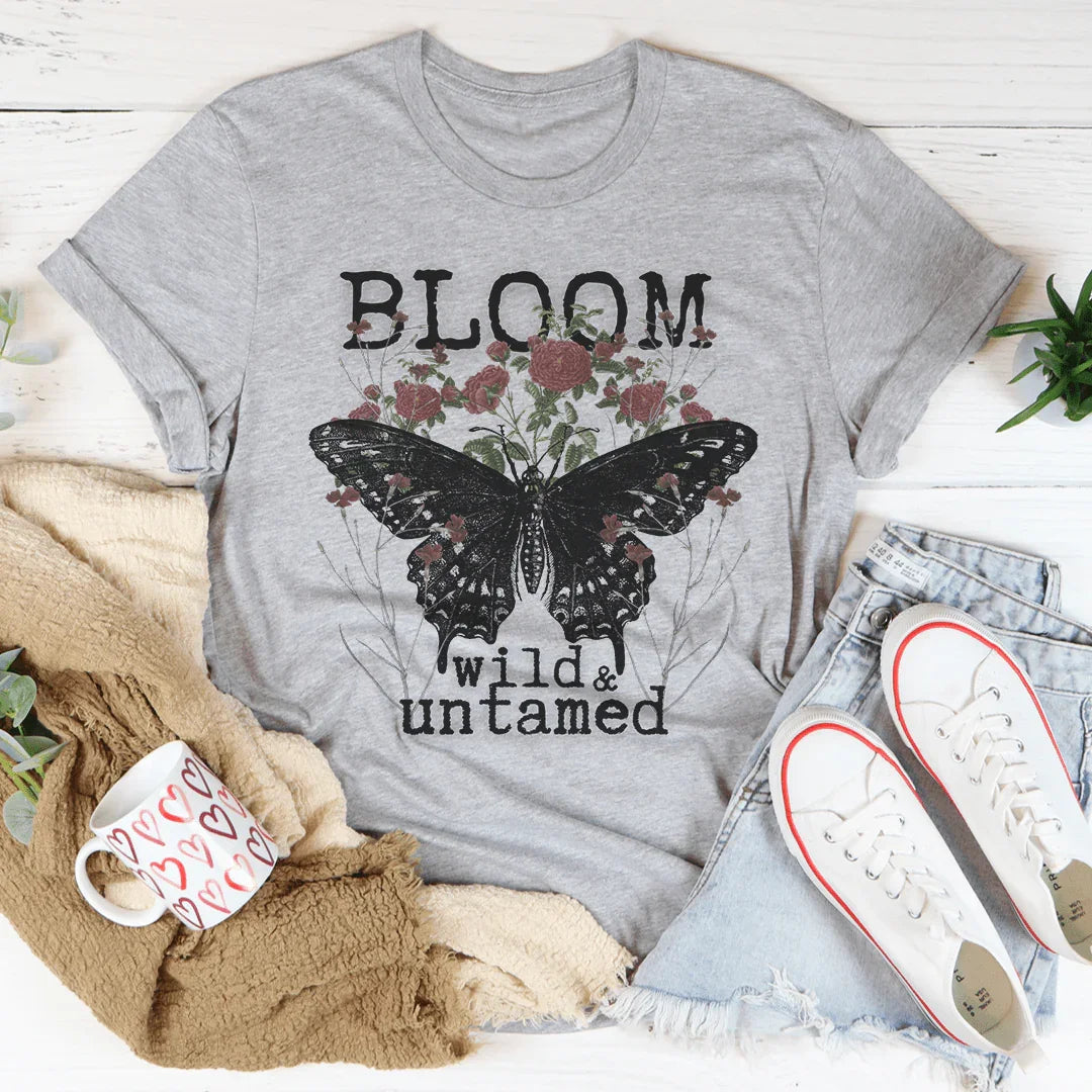 Bloom Wild & Untamed Tee - WonderingCloth