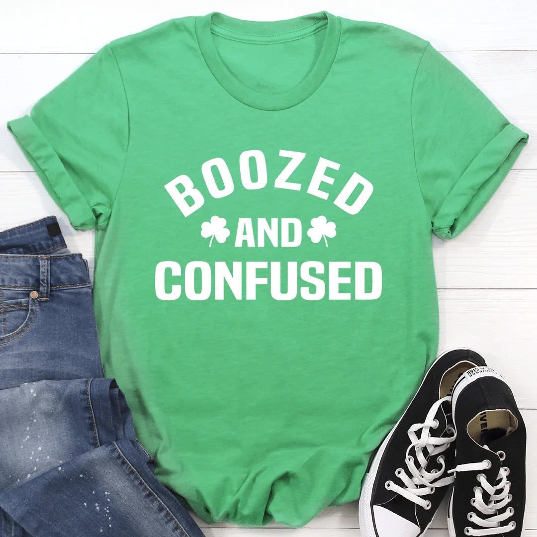 Boozed & Confused Tee - WonderingCloth