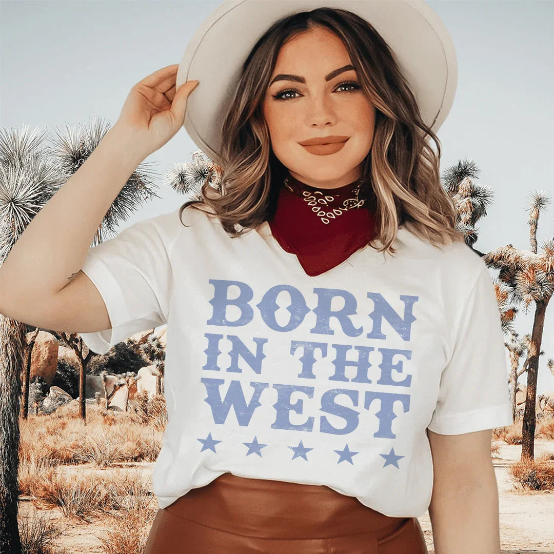 Born In The West Tee - WonderingCloth