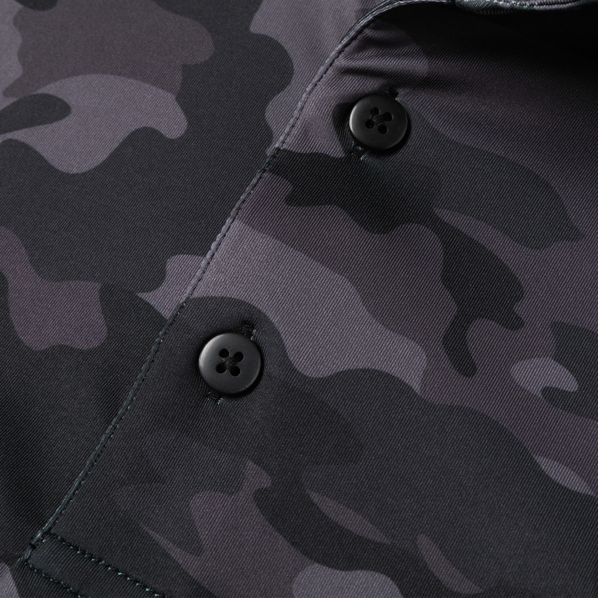 Black Camo Men's Polo - WonderingCloth