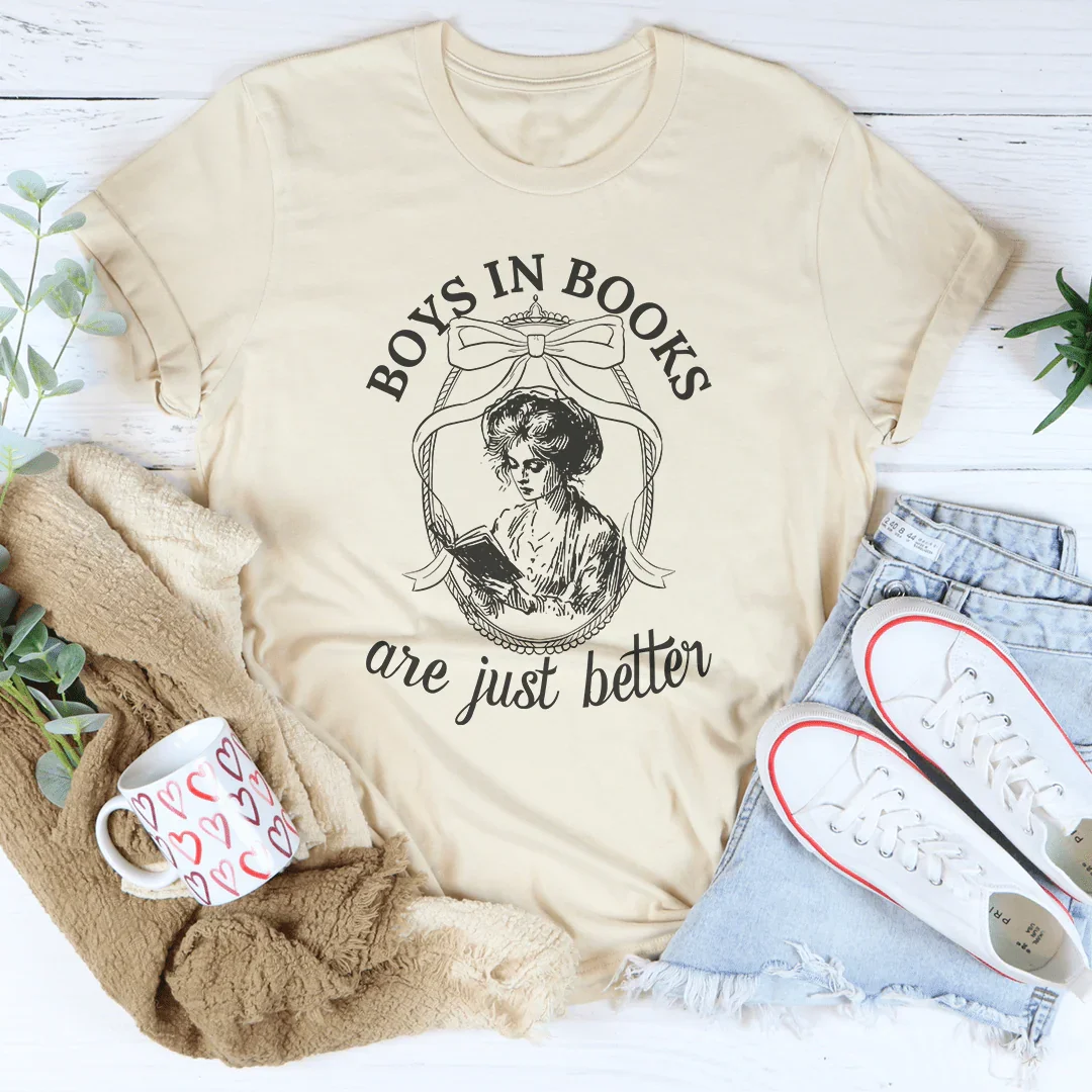 Boys In Books Are Just Better Tee - WonderingCloth