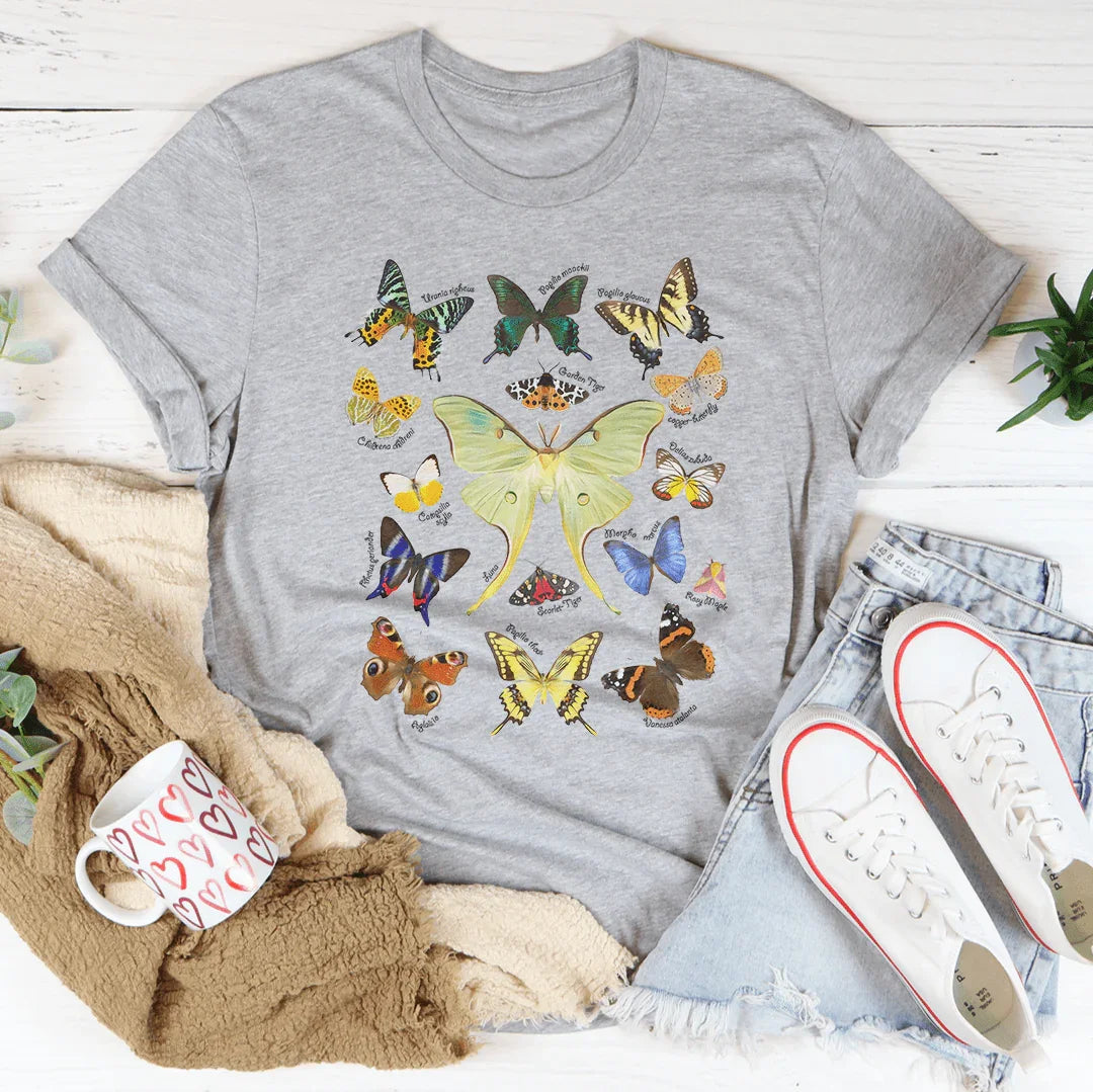Butterflies Tee - WonderingCloth