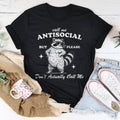 Call Me Antisocial But Pleas Don't Actually Call Me Tee - WonderingCloth
