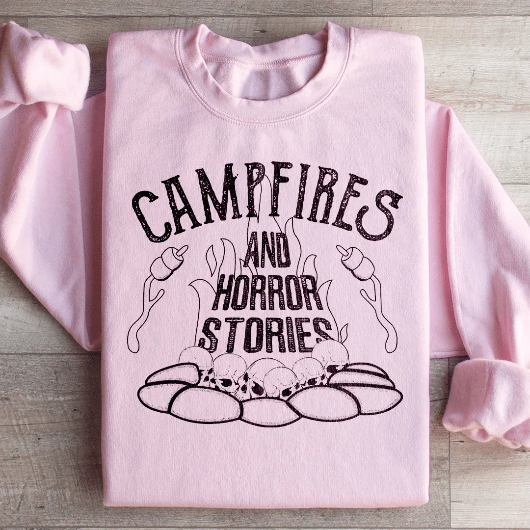 Campfires & Horror Stories Sweatshirt - WonderingCloth