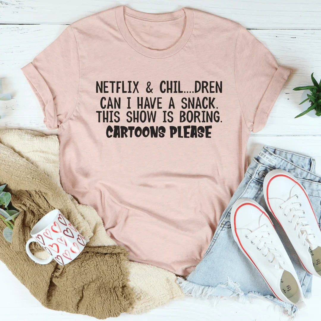Cartoons Please Tee - WonderingCloth