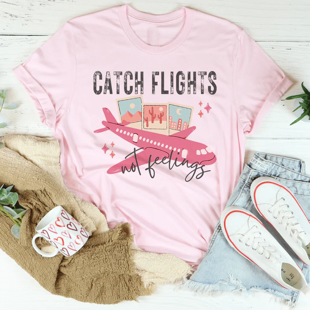 Catch Flights Retro Tee - WonderingCloth