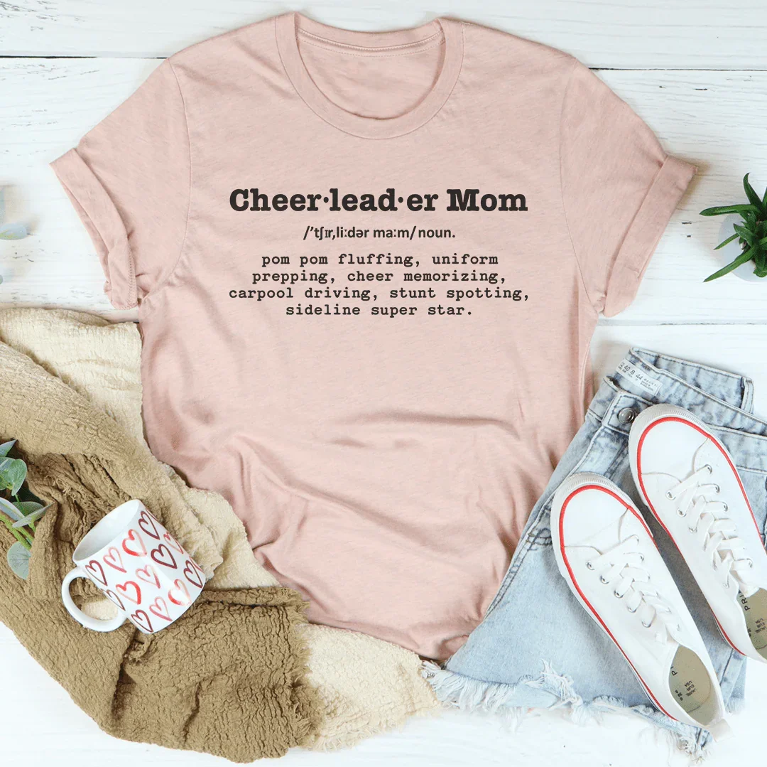 Cheerleader Mom Tee - WonderingCloth