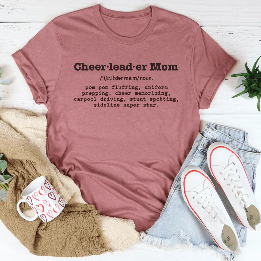 Cheerleader Mom Tee - WonderingCloth