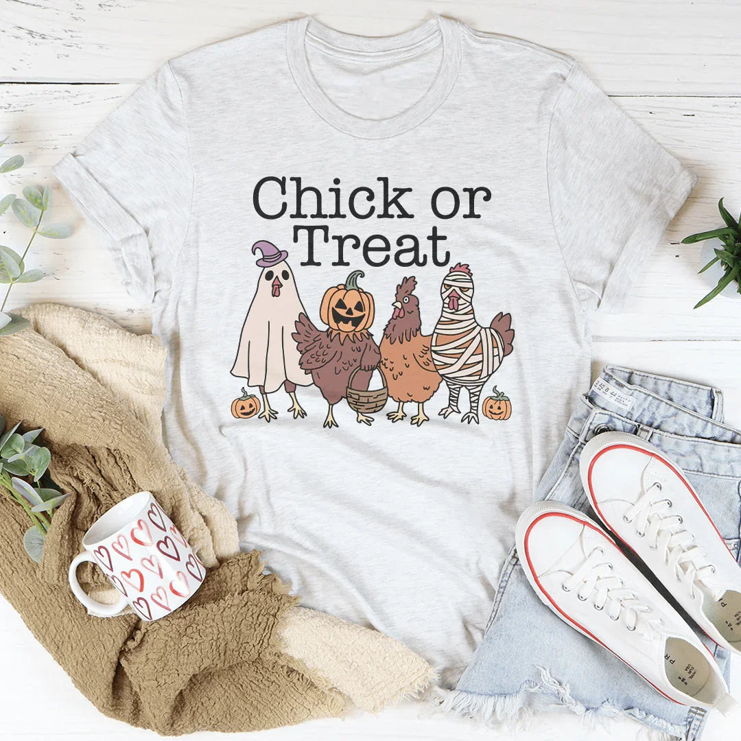 Chick or Treat Tee - WonderingCloth