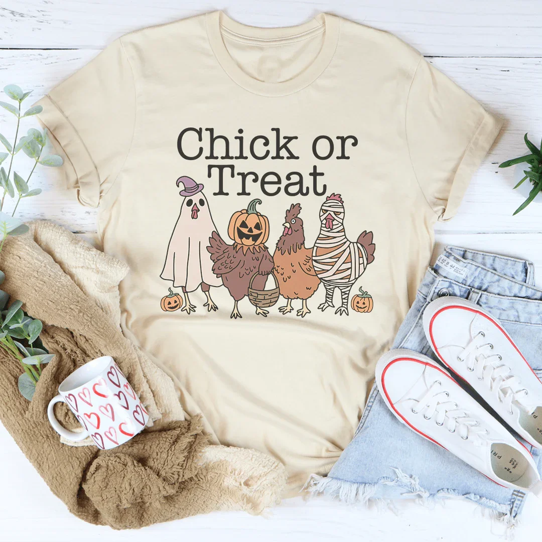 Chick or Treat Tee - WonderingCloth