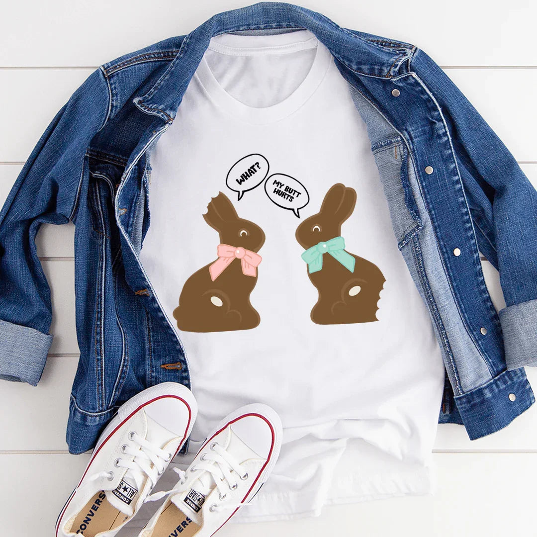 Chocolate Bunny Tee - WonderingCloth