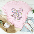 Christmas Bow Tee - WonderingCloth