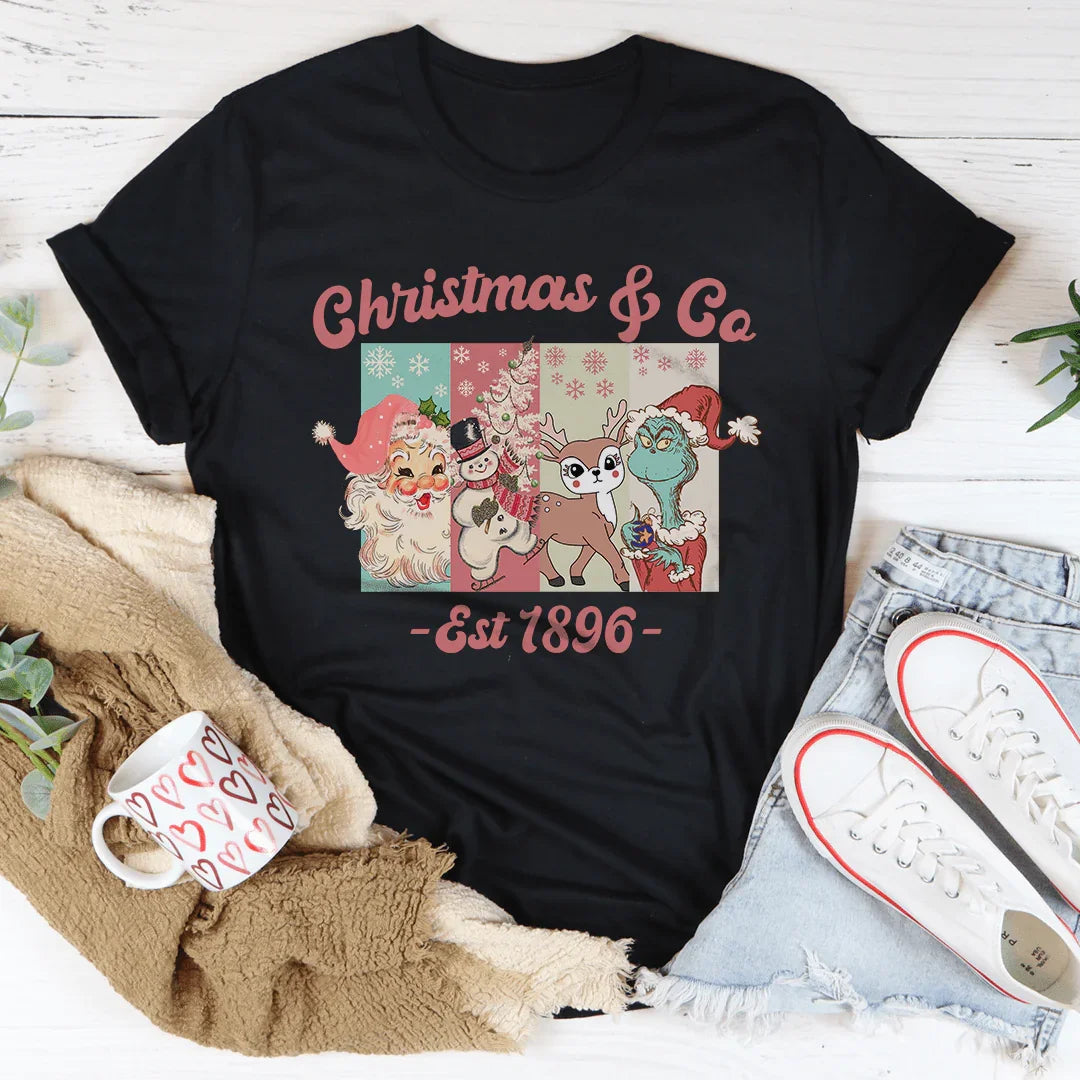 Christmas & Co Est 1896 Tee - WonderingCloth
