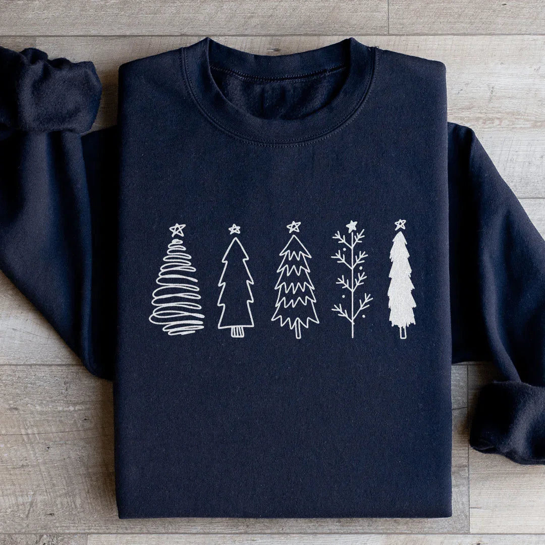Christmas Trees Sweatshirt - WonderingCloth
