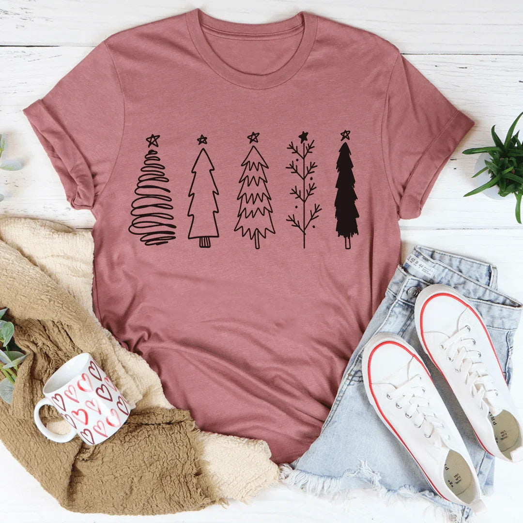 Christmas Trees Tee - WonderingCloth