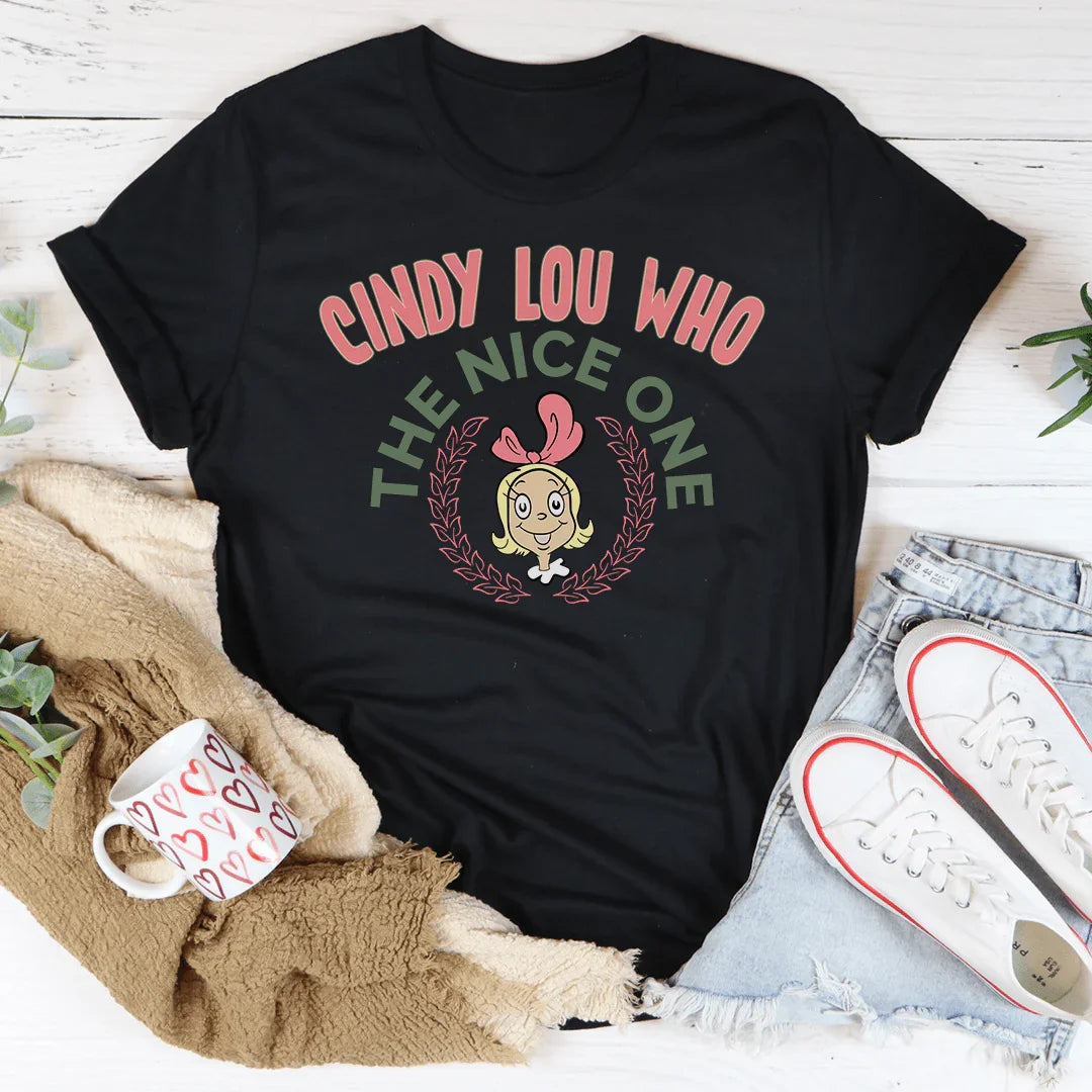 Cindy Lou Who The Nice One Tee - WonderingCloth