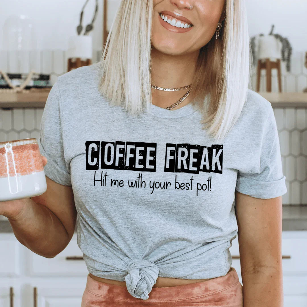 Coffee Freak Tee - WonderingCloth