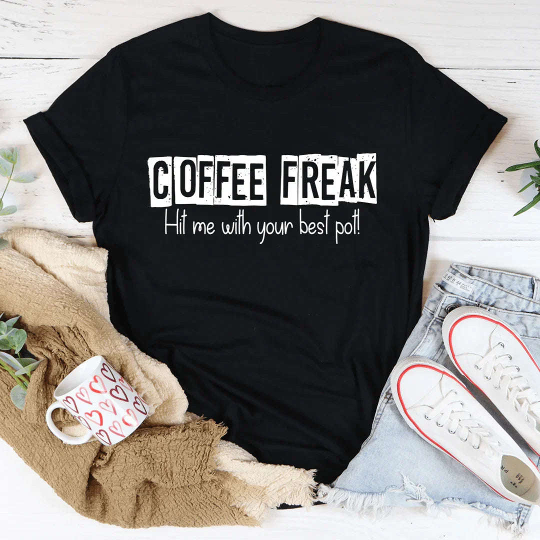 Coffee Freak Tee - WonderingCloth