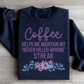 Coffee Helps Me Sweatshirt - WonderingCloth