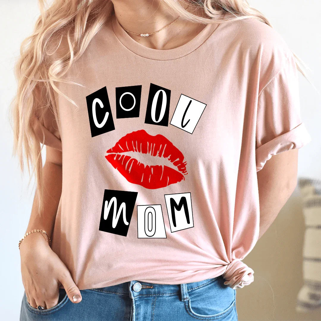 Cool Mom Lips Tee - WonderingCloth