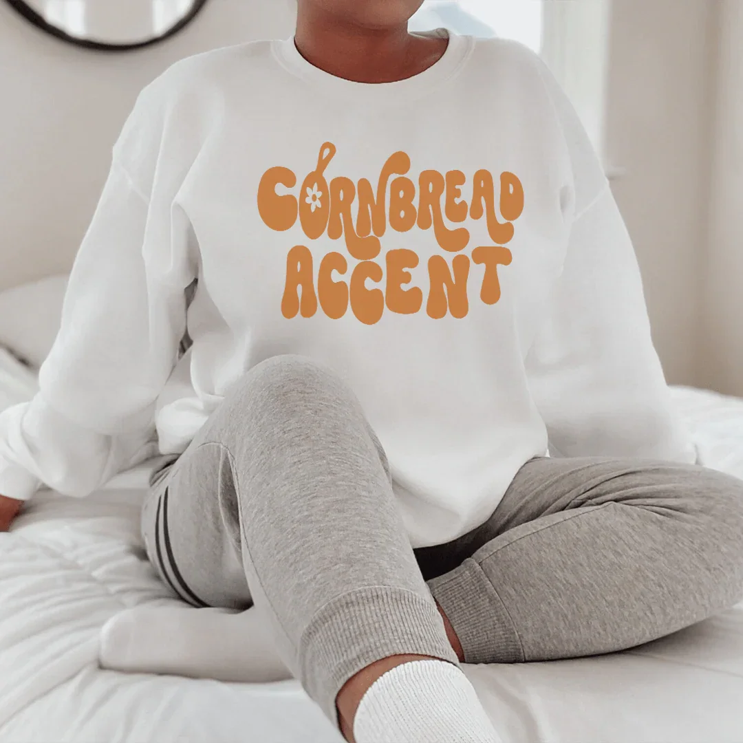 Cornbread Accent Sweatshirt - WonderingCloth