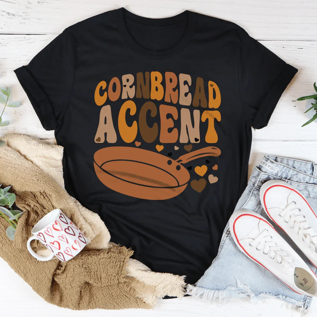 Cornbread Accent Tee - WonderingCloth