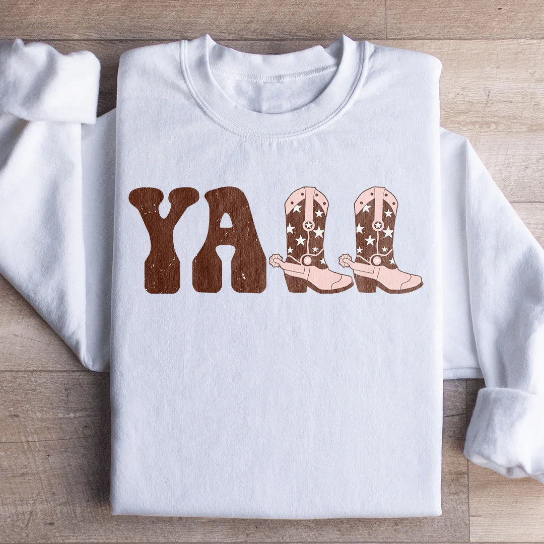 Cowboy Boots Sweatshirt - WonderingCloth