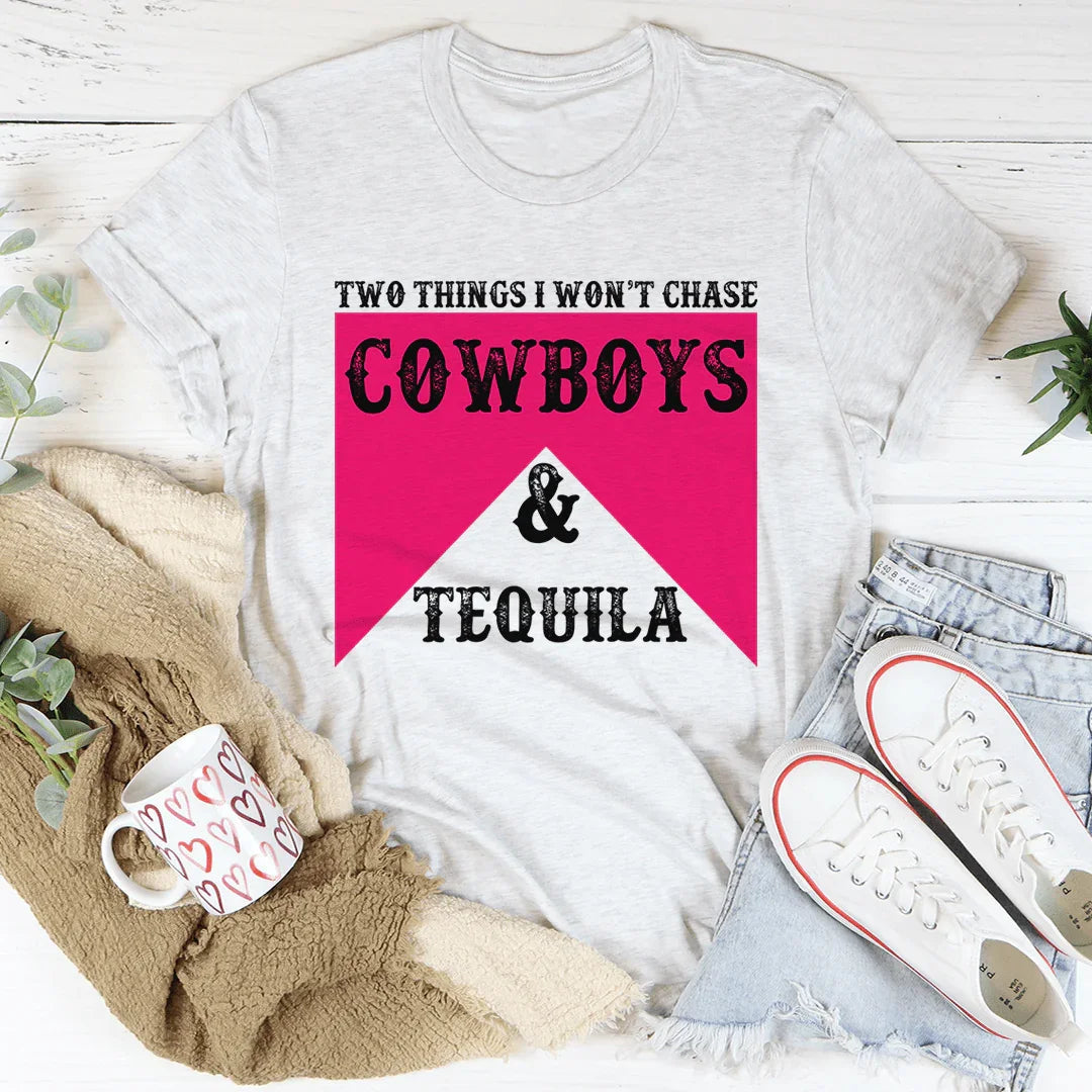 Cowboys & Tequila Tee - WonderingCloth