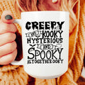 Creepy And Kooky Ceramic Mug 15 oz - WonderingCloth