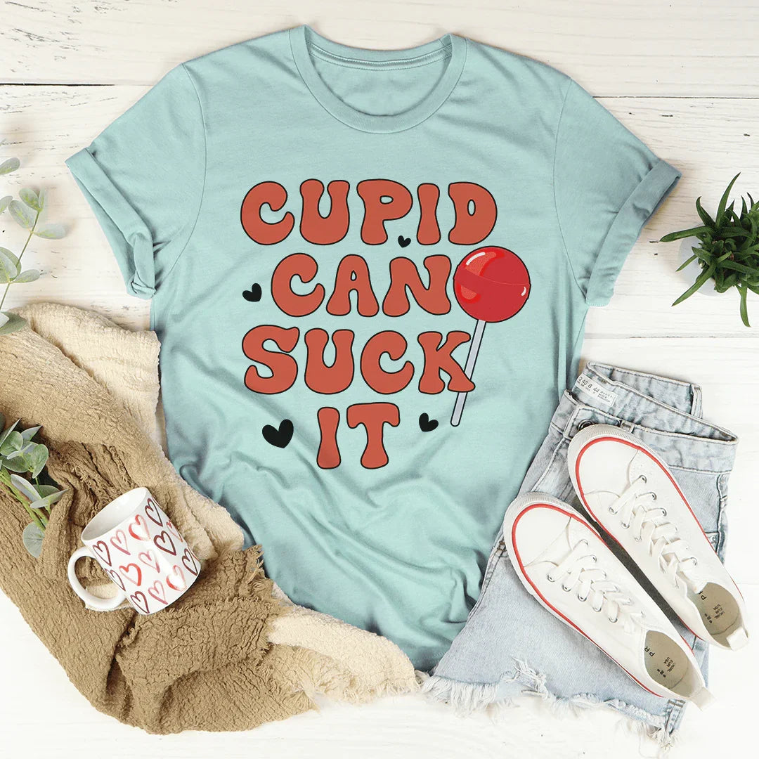 Cupid Can Suck It Tee - WonderingCloth