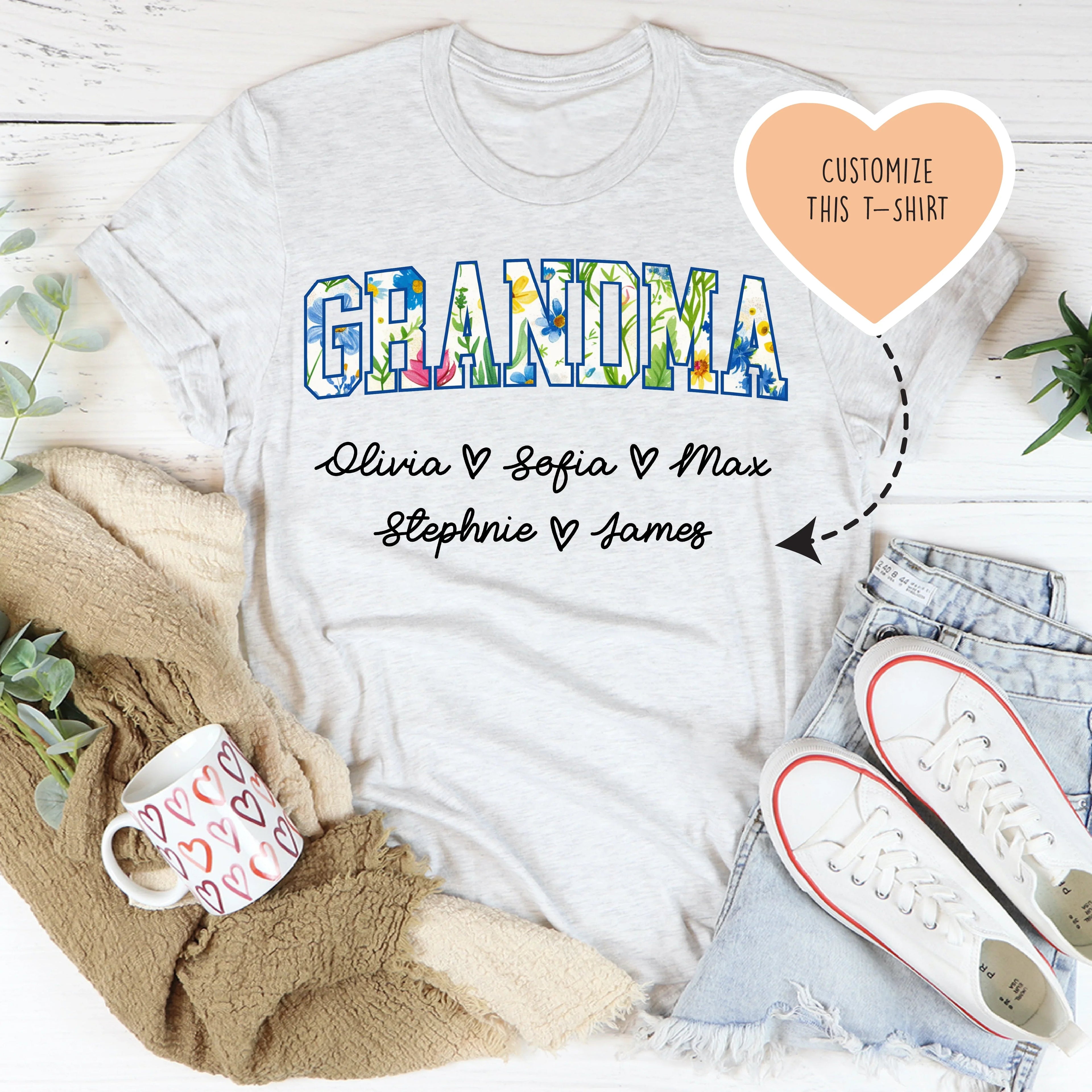 Custom Grandma Tee - WonderingCloth