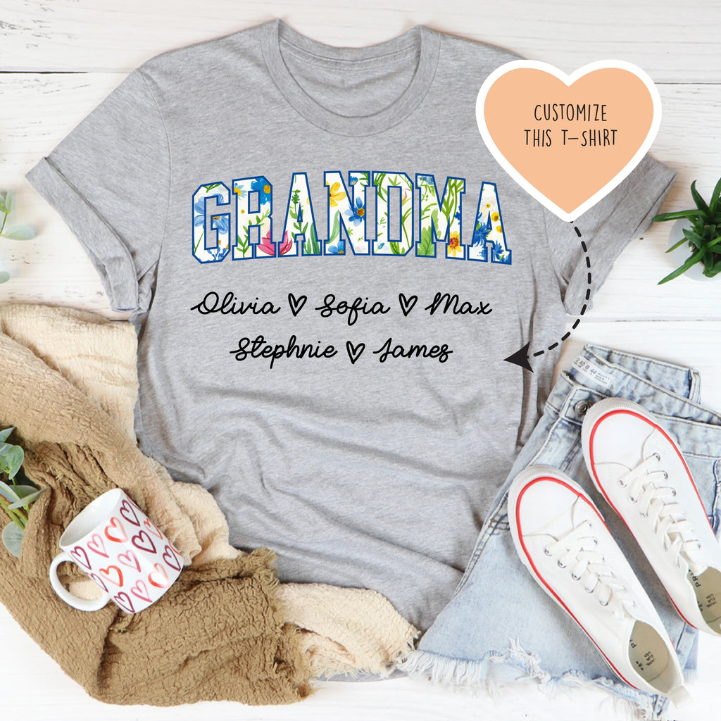 Custom Grandma Tee - WonderingCloth