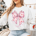 Custom Santa Bow Christmas Sweatshirt - WonderingCloth