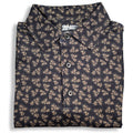 Dark Floral Men's Polo - WonderingCloth