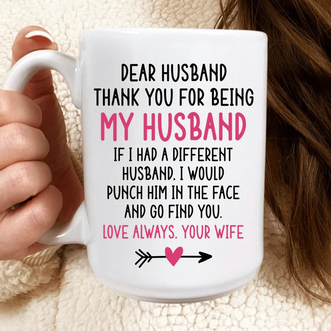 Dear Husband Mug - WonderingCloth