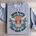 Dear Santa Just Send Cows Sweatshirt - WonderingCloth