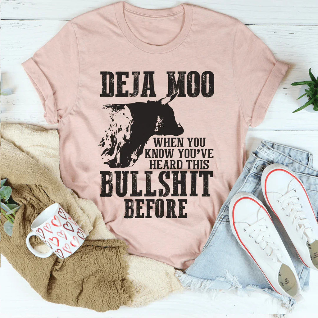 Deja Moo Tee - WonderingCloth