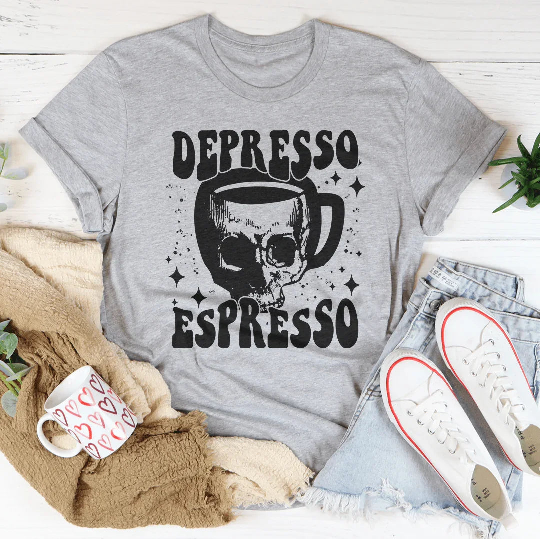 Depresso Espresso Tee - WonderingCloth