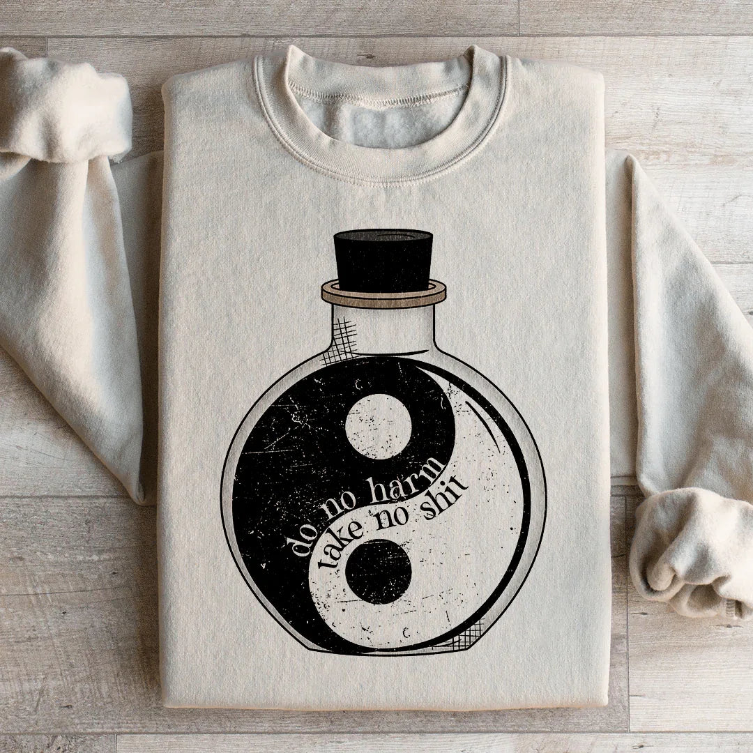 Do No Harm Yin & Yang Sweatshirt - WonderingCloth