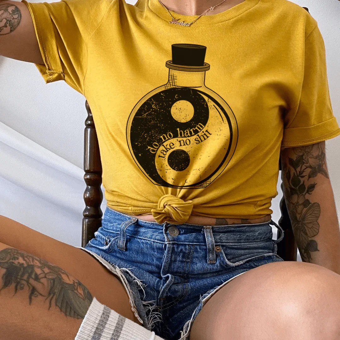 Do No Harm Yin & Yang Tee - WonderingCloth