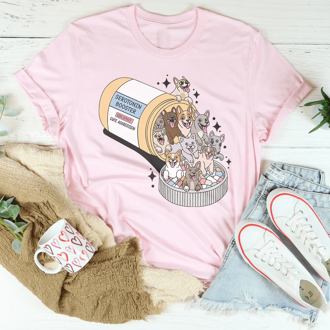 Dogs Happy Pills Tee - WonderingCloth
