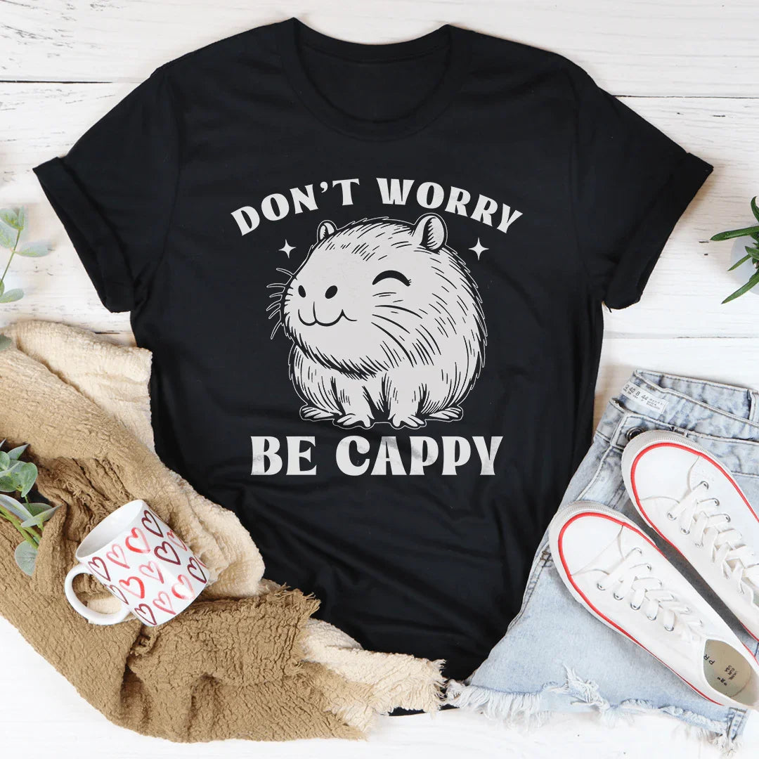Don't Worry Be Cappy Tee - WonderingCloth